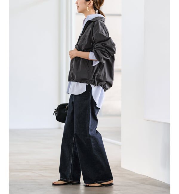 FRAMeWORK「ルーズストレートデニムパンツ」|デニム|