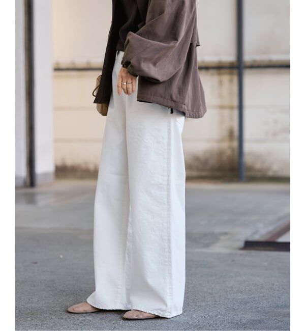 FRAMeWORK「ルーズストレートデニムパンツ」|デニム|