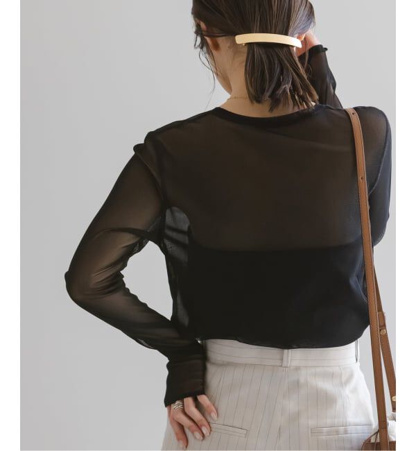 NOBLE「《追加》スキンチュールロングTシャツ」|Tシャツ・カットソー|