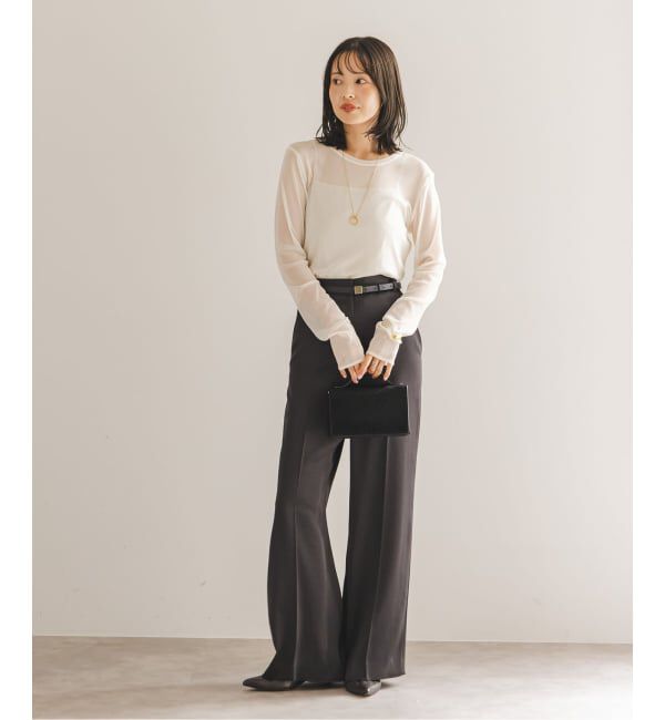 NOBLE「《追加》スキンチュールロングTシャツ」|Tシャツ・カットソー|