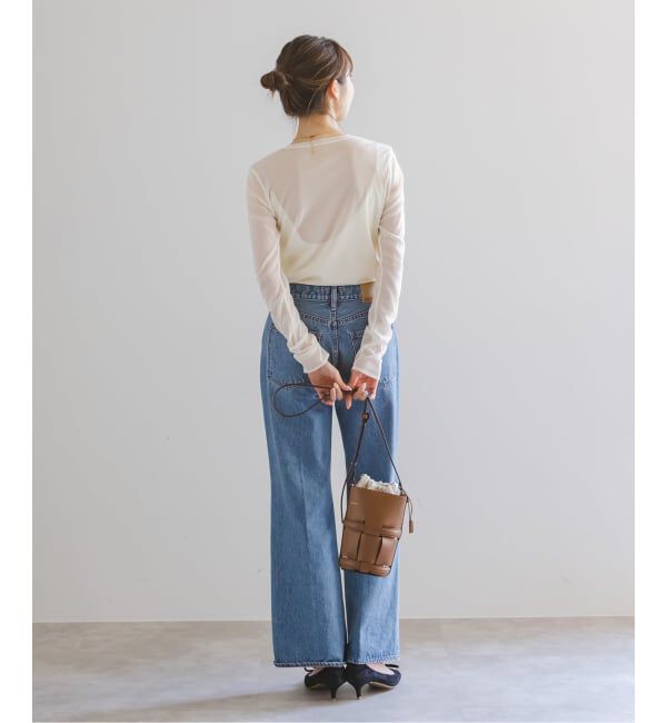 NOBLE「《追加》スキンチュールロングTシャツ」|Tシャツ・カットソー|