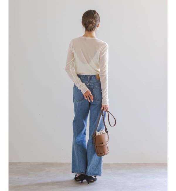 NOBLE「《追加》スキンチュールロングTシャツ」|Tシャツ・カットソー|