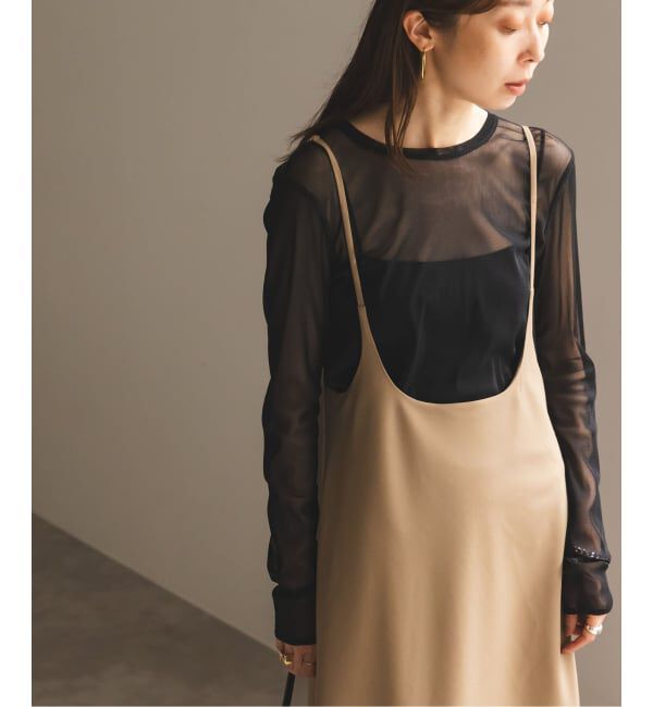 NOBLE「《追加》スキンチュールロングTシャツ」|Tシャツ・カットソー|