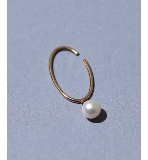 Lilas by Spick&Span「パールダエンイヤーカフ K10（片耳）」|イヤーカフ|ゴールド