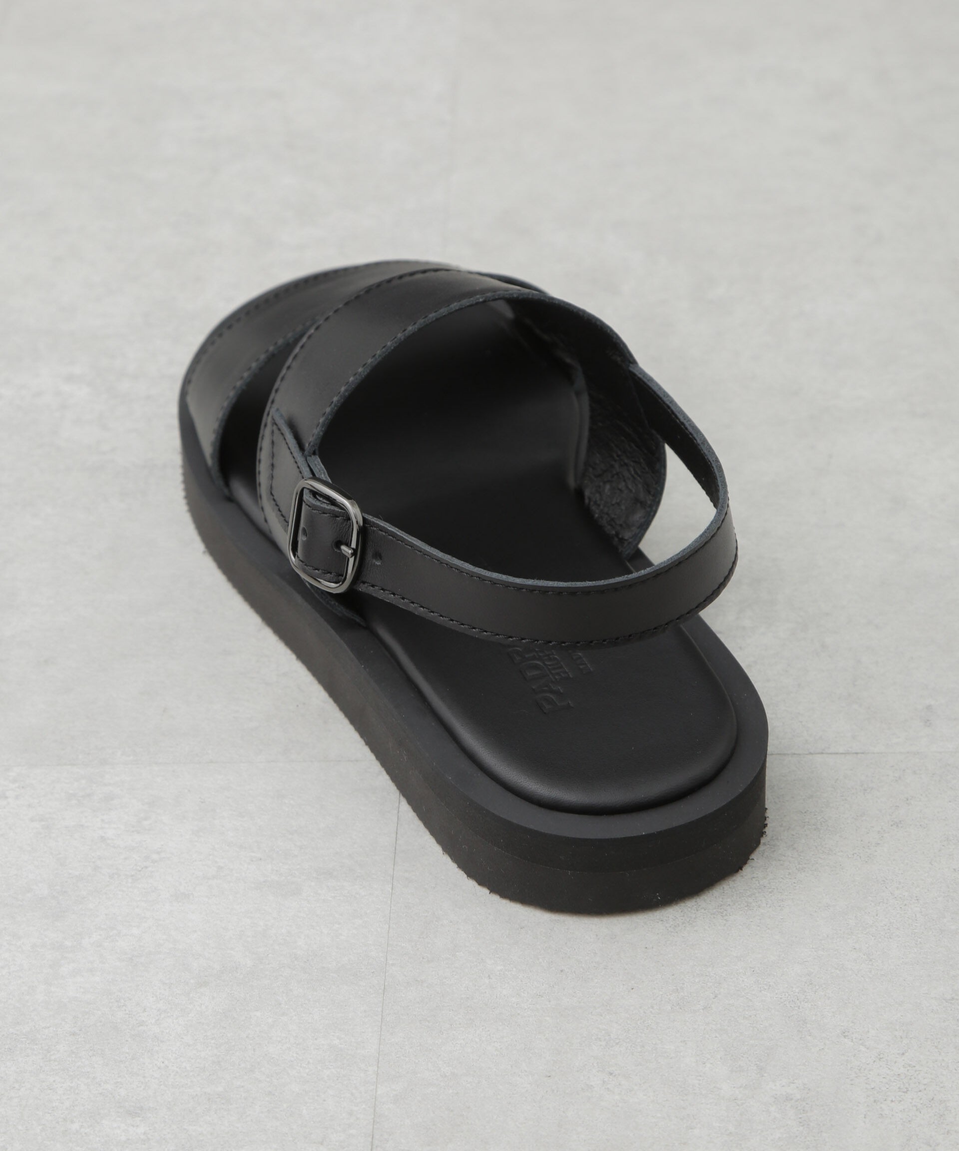 nano･universe「PADRONE THE STANDARD LINE/別注BACK STRAP SANDAL/ストラップ サンダル」|サンダル|
