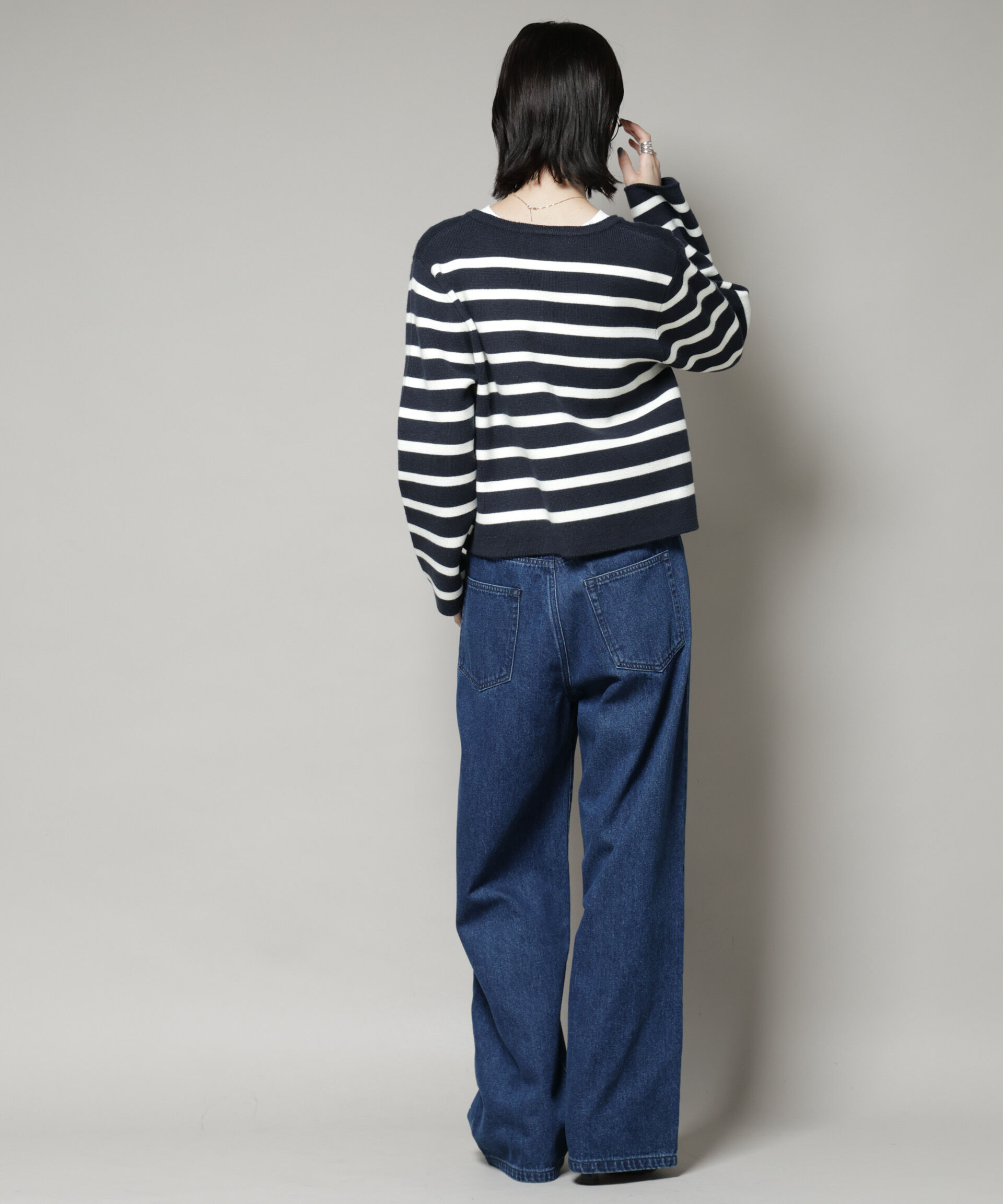 nano･universe「ミラノリブニットジャケット」|ニット・セーター|