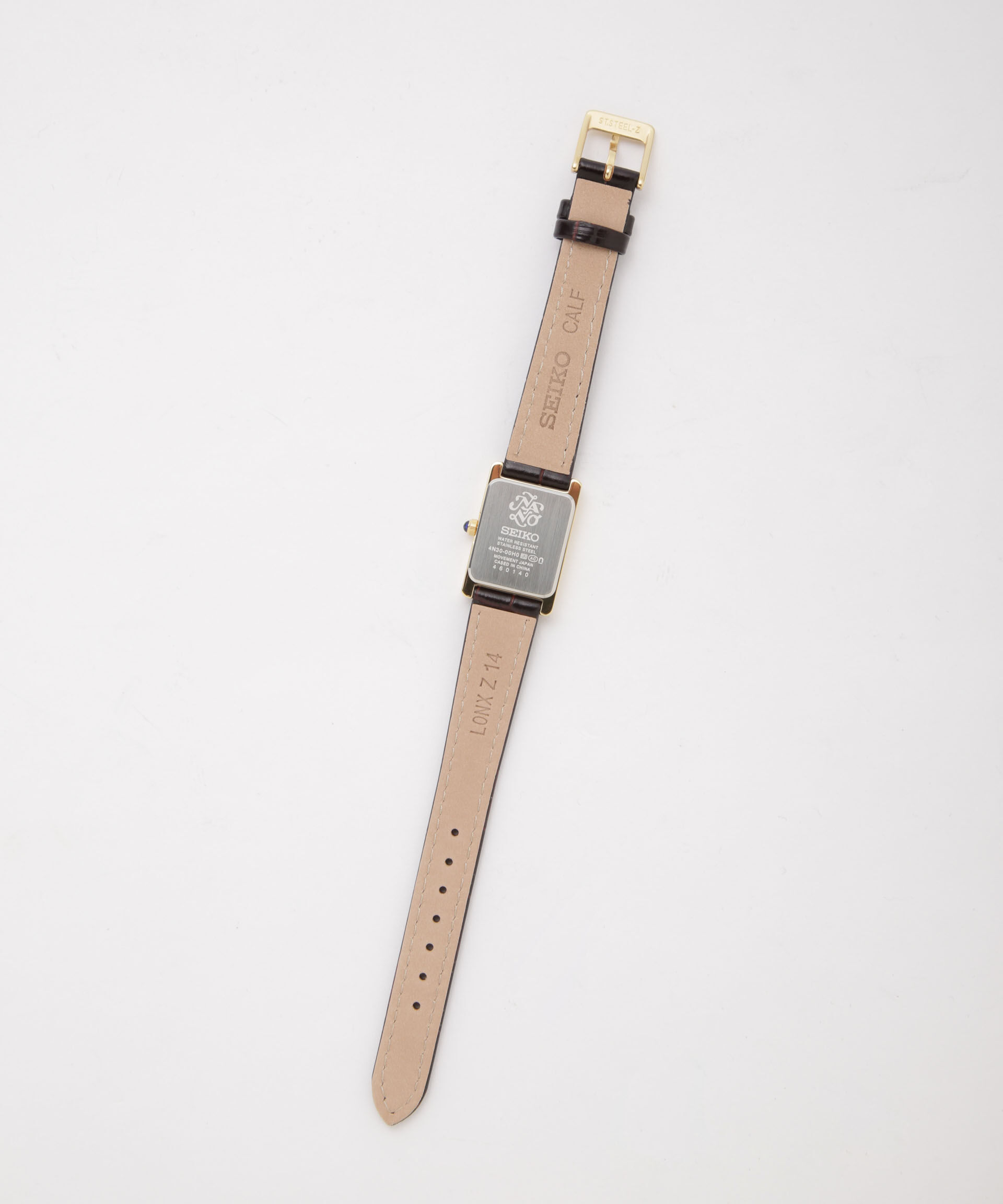 nano･universe「SEIKO/セイコー コラボレーション スクエア D.ブラウン」|腕時計|