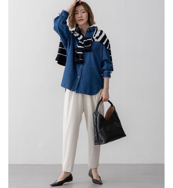 23区「【セットアップ対応/洗える】ライトクロス コクーン パンツ」|その他|