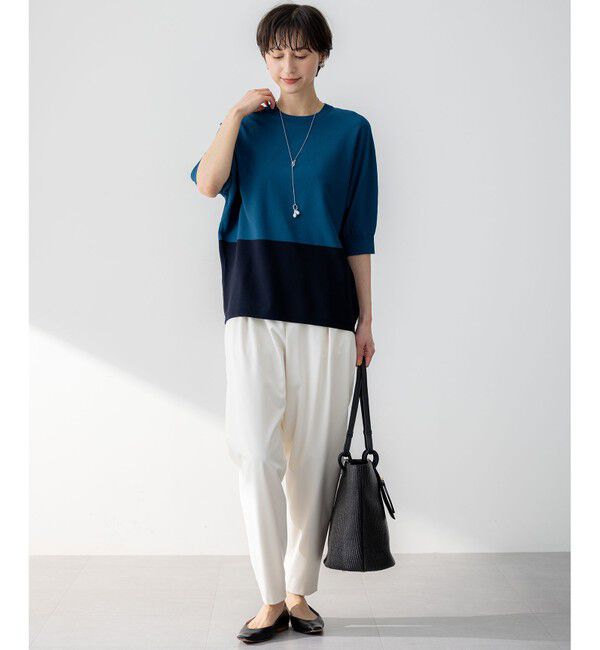 23区「【セットアップ対応/洗える】ライトクロス コクーン パンツ」|その他|