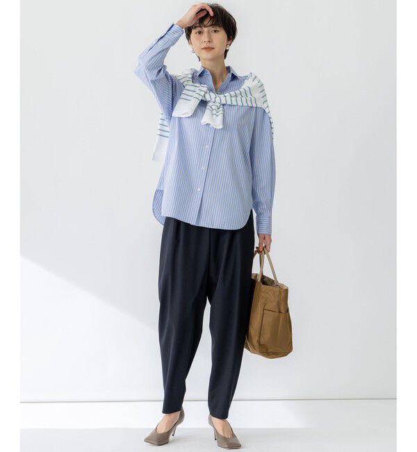 23区「【セットアップ対応/洗える】ライトクロス コクーン パンツ」|その他|