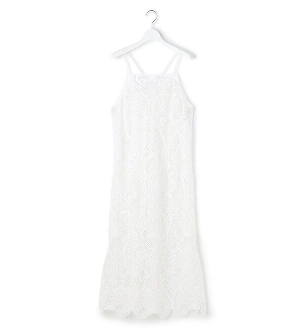 23区「【BAILA掲載】ペイズリーレース キャミソールワンピース」|ワンピース|