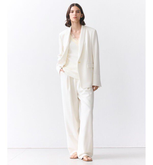 BEIGE,「【VERY NaVY掲載】GYPSUM / シルキータッチ ショールカラージャケット」|テーラードジャケット|