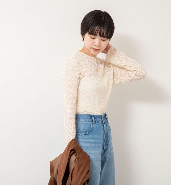 NOLLEY'S「2WAYレースカーディガン」|カーディガン|