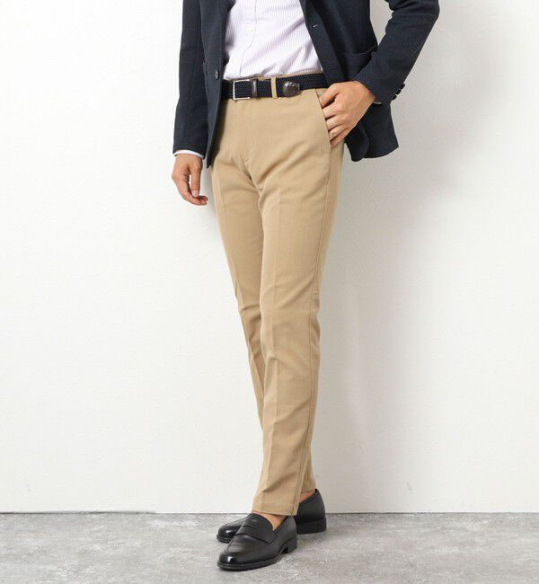 NOLLEY'S goodman「《ビジカジ対応》吸水速乾 ツイルストレッチスリムフィット 25AW」|チノ|