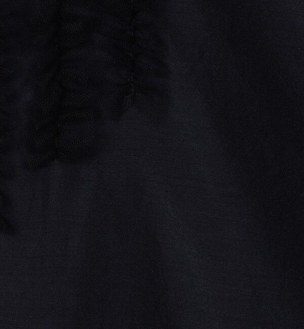 NOLLEY'S「ウォッシャブル前チュールフリルブラウス」|シャツ・ブラウス|