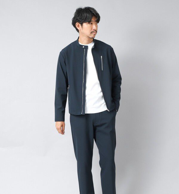 NOLLEY'S goodman「【ACTIVE SECT】《限定展開》ハイストレッチシングルライダース 25AW」|ブルゾン・スタジャン|