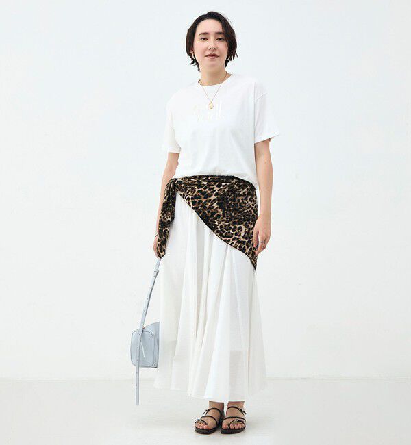 NOLLEY'S sophi「ウォッシャブルオーバーサイズロゴTシャツ」|Tシャツ・カットソー|