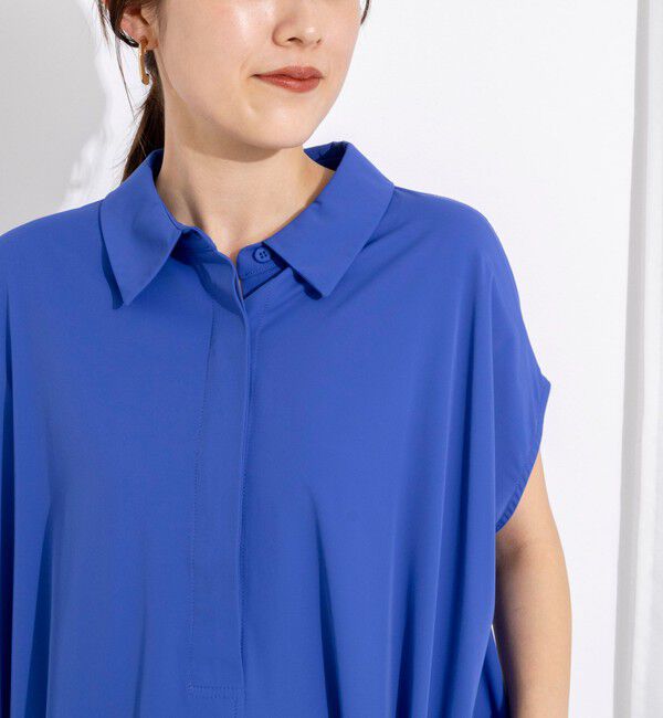 NOLLEY'S「ウォッシャブル襟付きコクーンワンピース」|ワンピース|