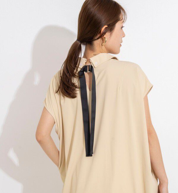 NOLLEY'S「ウォッシャブル襟付きコクーンワンピース」|ワンピース|