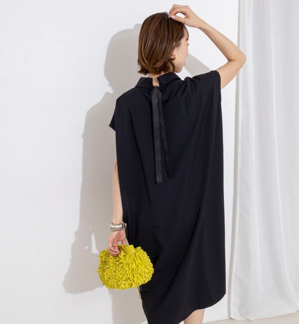 NOLLEY'S「ウォッシャブル襟付きコクーンワンピース」|ワンピース|