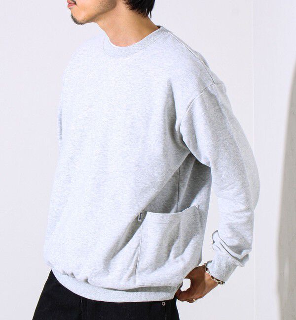 GLOSTER「【ディテールで差がつく】バックステッチサイドポケットスウェット」|スウェット・ジャージ|