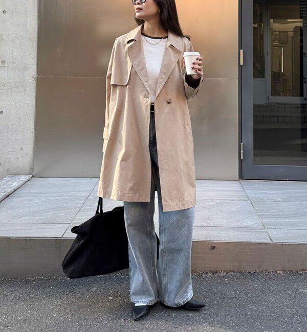 fredy emue「ミドル丈オーバートレンチコート」|トレンチコート|