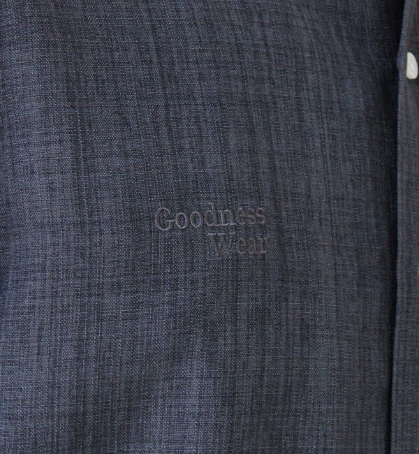 GLOSTER「【セットアップ対応】リネンライクバンドカラーシャツ」|シャツ・ブラウス|