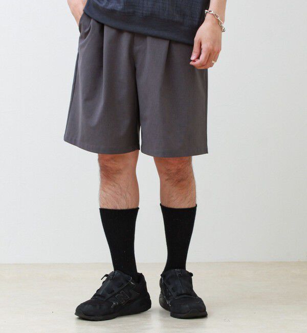 GLOSTER「【COOLMAX/セットアップ着用可能】ポリトロショーツ」|その他|ミディアムグレー