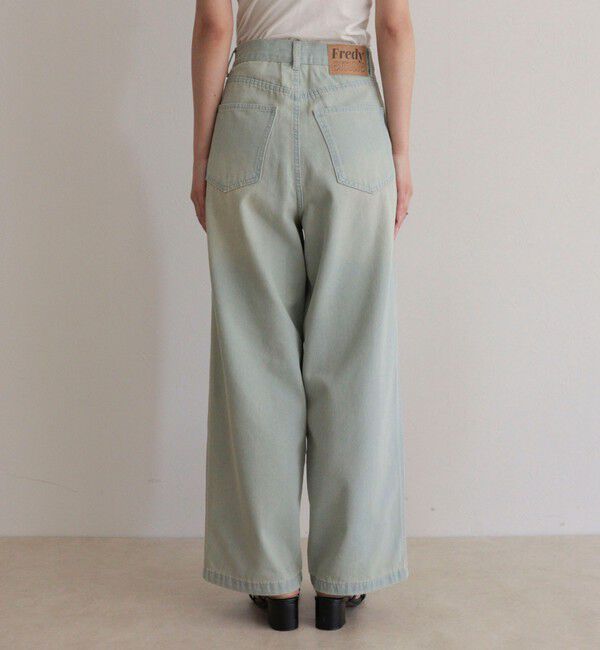fredy emue「ライトオンスタックデニムパンツ」|デニム|