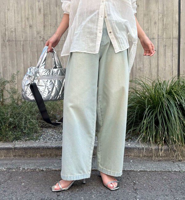 fredy emue「ライトオンスタックデニムパンツ」|デニム|