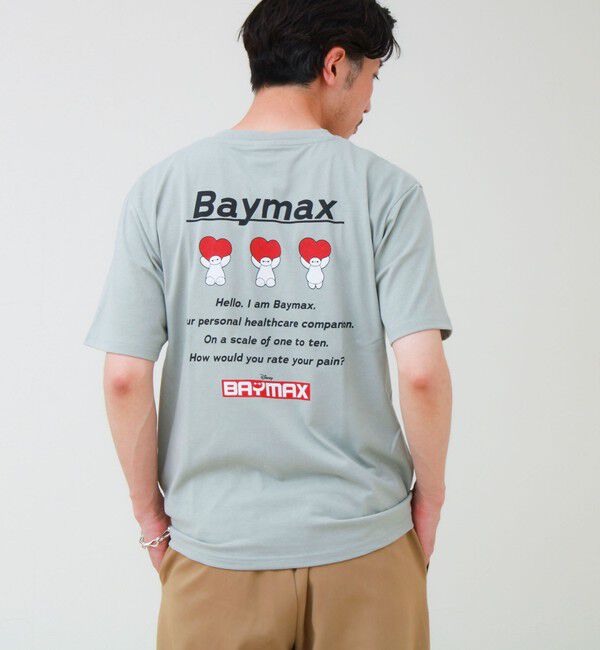 GLOSTER「【ユニセックスで着れる】ベイマックス＆スティッチ バックプリントＴ」|Tシャツ・カットソー|