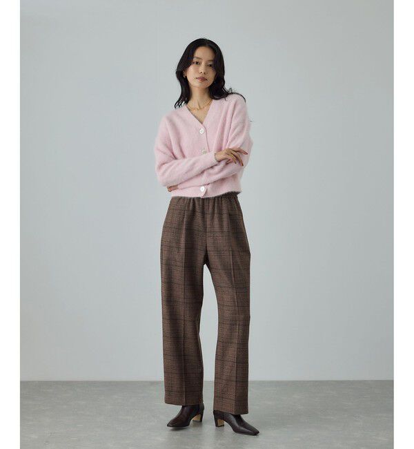 ROPE「ウールフランネルタックイージーパンツ/イージーケア・セットアップ対応」|チノ|