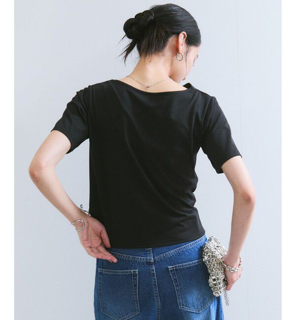 VIS「【夏トク価格】半袖ドレーププルオーバー」|Tシャツ・カットソー|