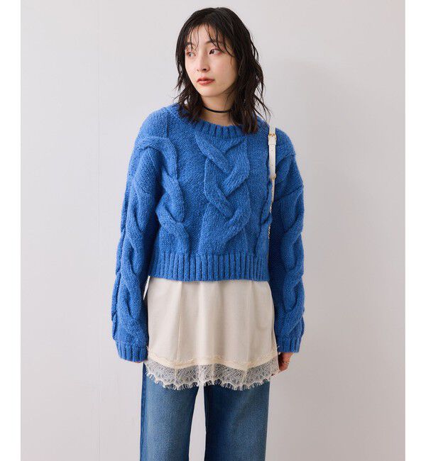 VIS「ベロアレースキャミチュニック」|チュニック|