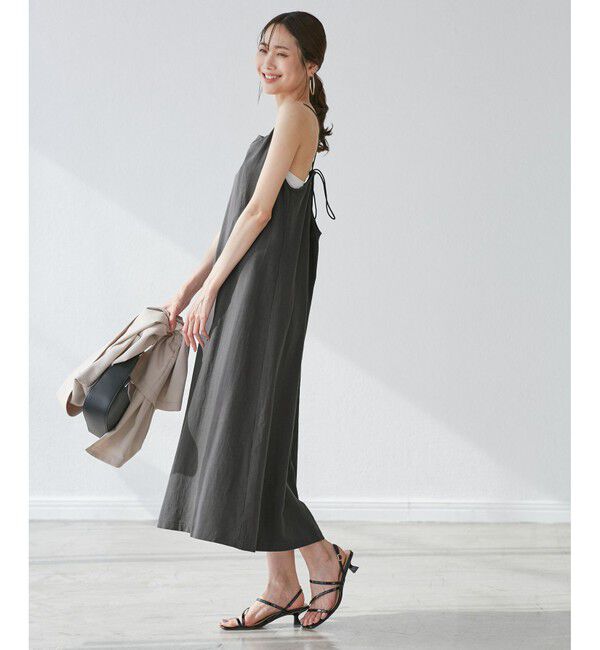 Rope&rsquo;Picnic「【emur/エミュール】ワンウォッシュリネンキャミワンピース」|ワンピース|