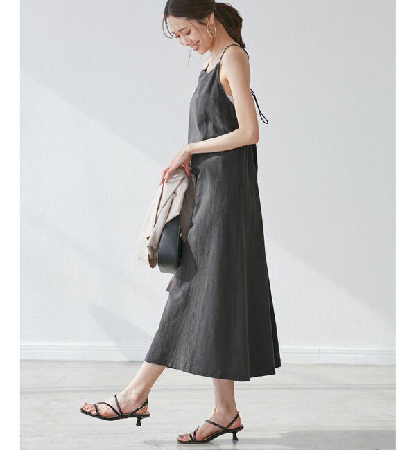 Rope&rsquo;Picnic「【emur/エミュール】ワンウォッシュリネンキャミワンピース」|ワンピース|