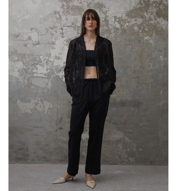 ADAM ET ROPE'「【EMOELLE】ソモウイージーパンツ」|チノ|