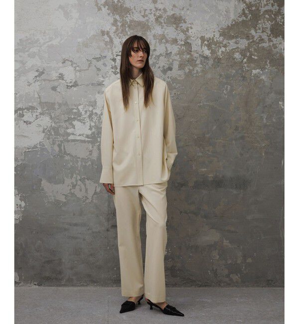 ADAM ET ROPE'「【EMOELLE】ソモウイージーパンツ」|チノ|