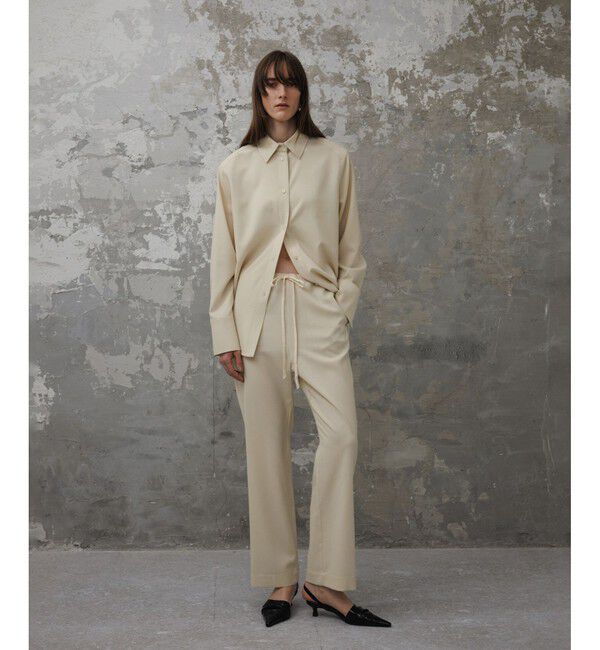 ADAM ET ROPE'「【EMOELLE】ソモウイージーパンツ」|チノ|