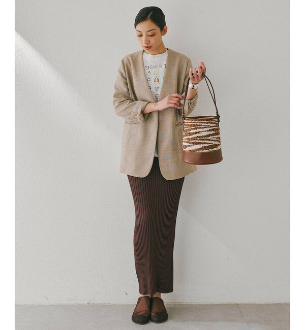  「ニットフィットスカート」|スカート|