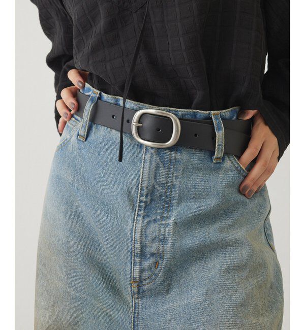 THE PAUSE「【THE PAUSE】オーバルバックルベルト」|ベルト|