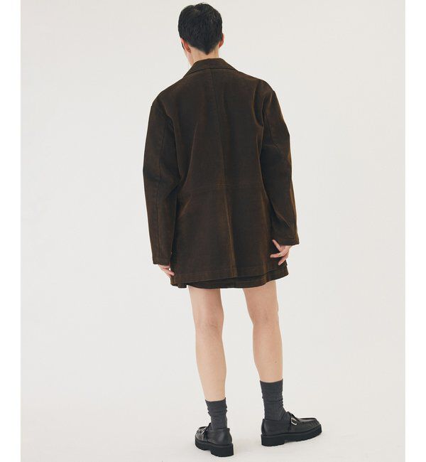 THE PAUSE「【THE PAUSE】フロッキーデニムジャケット」|デニムジャケット|