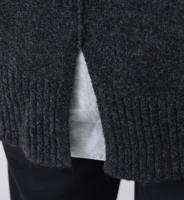  「ウール混スリットタートルニット」|ニット・セーター|
