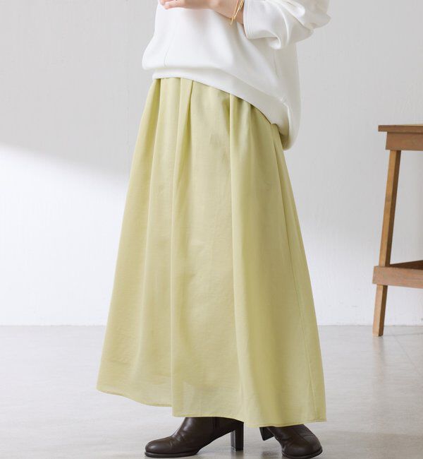  「タックフレアーシアースカート」|スカート|