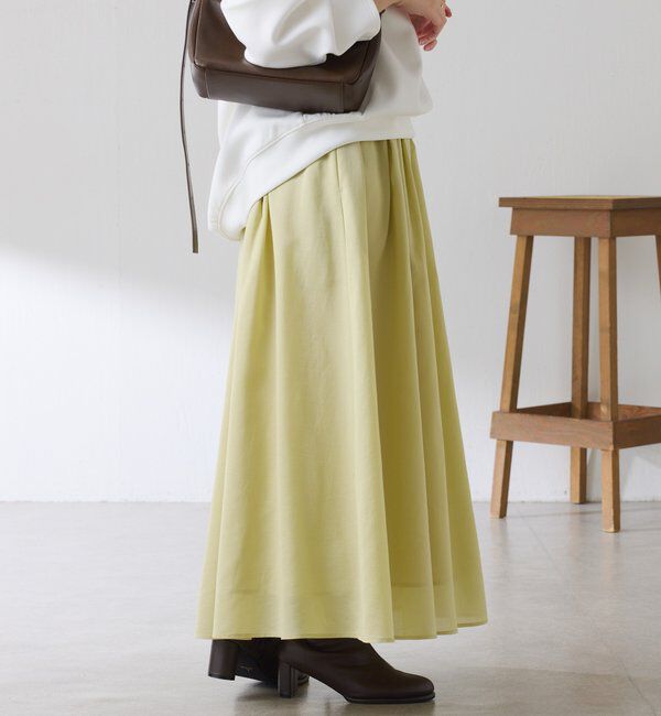  「タックフレアーシアースカート」|スカート|