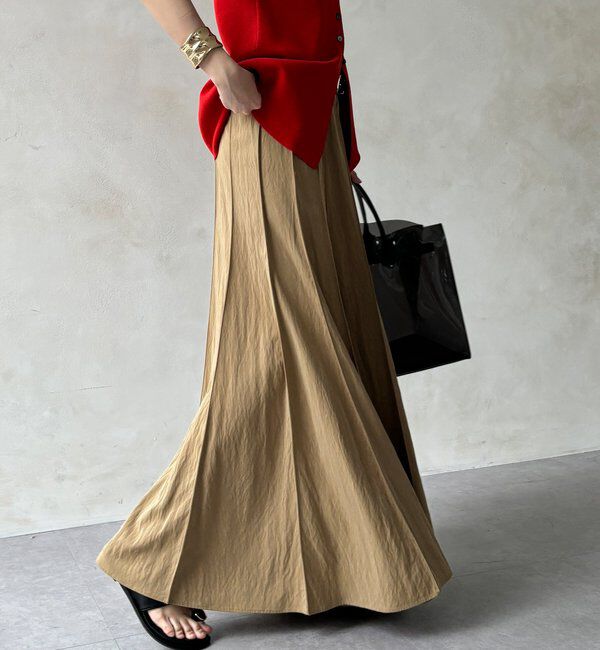  「パネルプリーツスカート」|スカート|