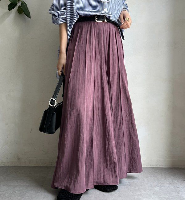  「パネルプリーツスカート」|スカート|