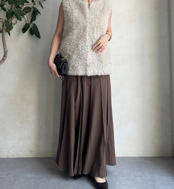  「パネルプリーツスカート」|スカート|