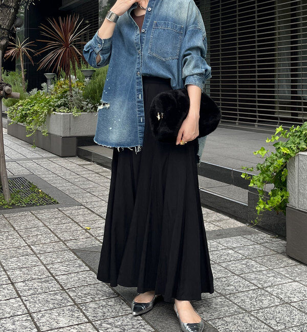  「パネルプリーツスカート」|スカート|