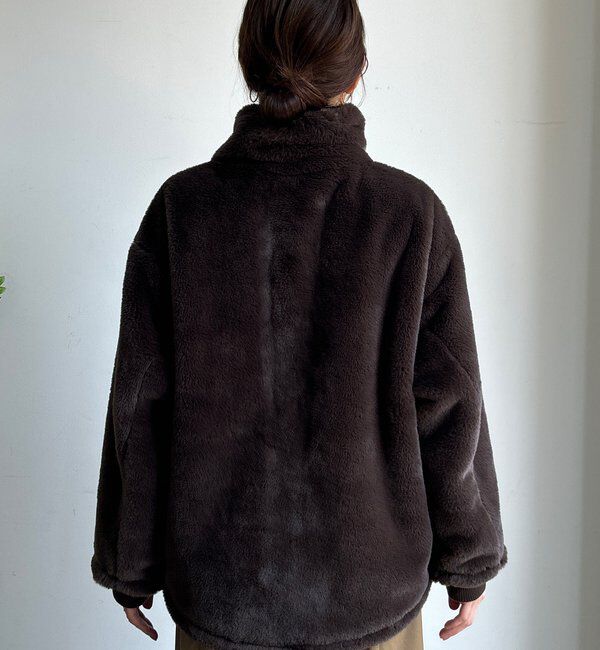  「【WEB限定】フェイクミンクスタンドファーブルゾン」|その他|